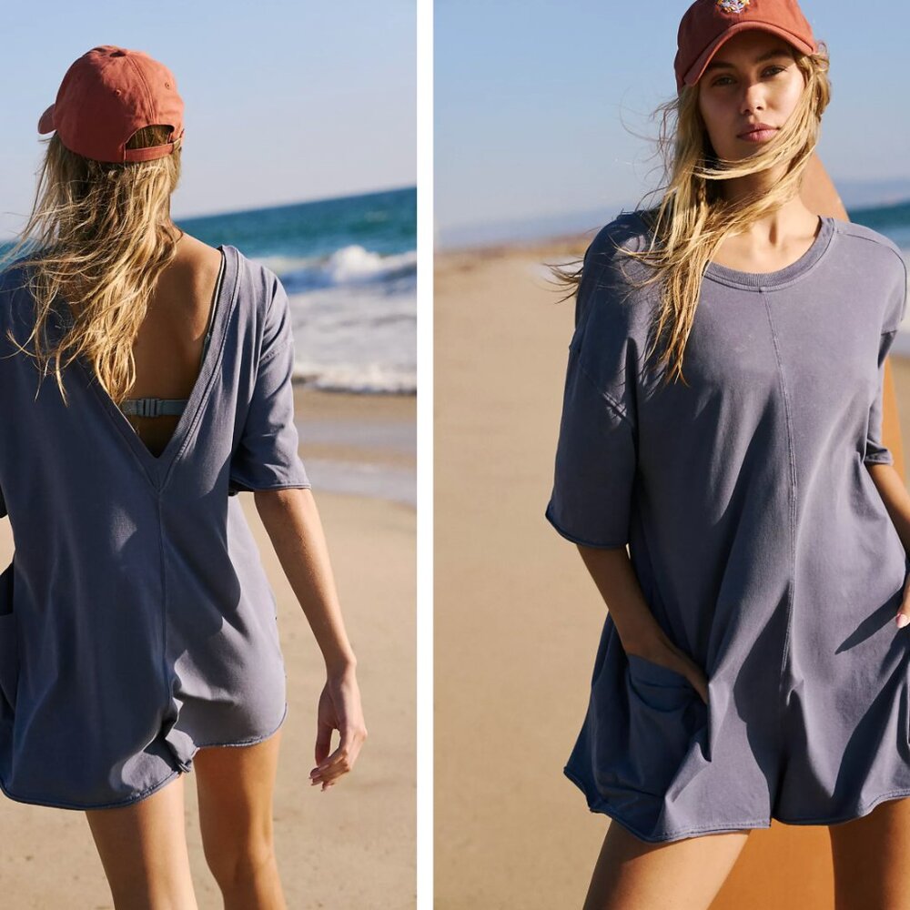 Free People NWT Hot Shot Tee Romper